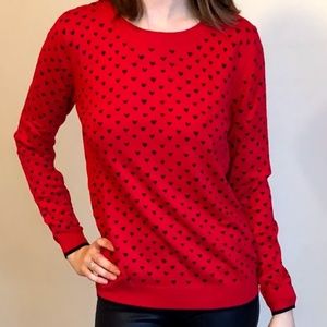 Red Hearts Sweater